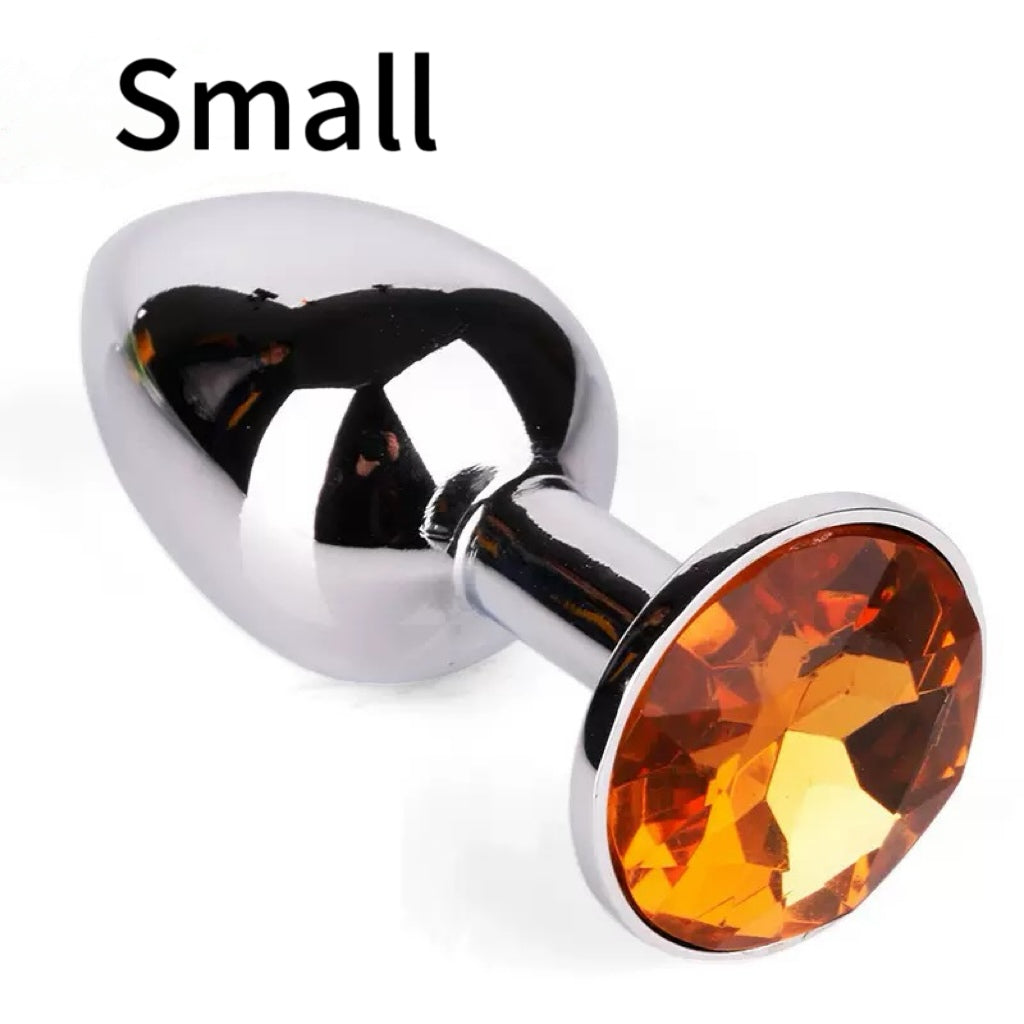 Stainless Steel Crystal Anal Plug